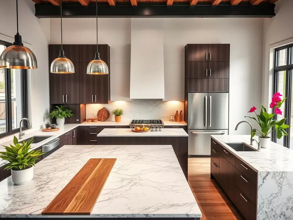 Какую столешницу выбрать для кухни: полезные советы