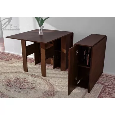 Стол-книжка №2 СТ-002 (с баром) - Венге (МК Стиль)