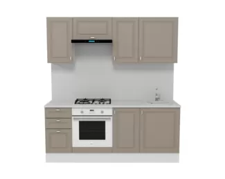 Кухня Ева 2.0 м - Мокко софт (Горизонт)