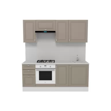 Кухня Ева 2.0 м - Мокко софт (Горизонт)