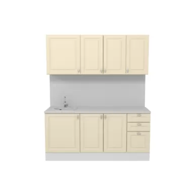 Кухня Ева 1.8 м - Тирамису софт (Горизонт)