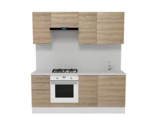 Кухня Полонез 2.0 м - Сосна Бран (Горизонт)