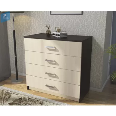 Комод Эва КМ-021 - Венге/Дуб молочный (МК Стиль)