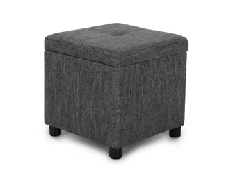 Пуф Квин 1 серый