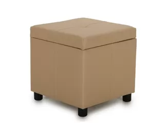 Пуф Квин 1 светло-бежевый