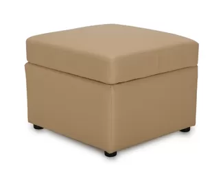 Пуф Квин 2 светло-бежевый