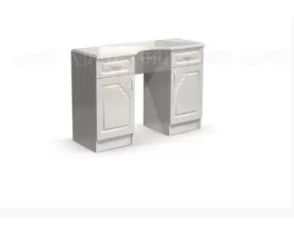 Туалетный стол Гармония (Белый глянец/Белый) МИФ