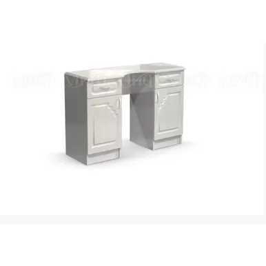 Туалетный стол Гармония (Белый глянец/Белый) МИФ