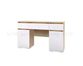 Туалетный стол Ким (Белый глянец/Сонома) МИФ