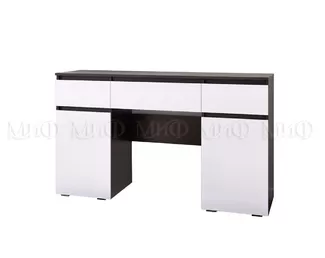 Туалетный стол Ким (Белый глянец/Венге) МИФ