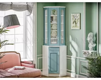 Буфет угловой Констанция (Голубой)