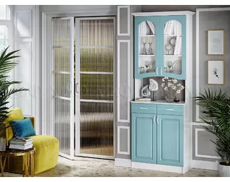 Буфет 2-х створчатый Констанция (Голубой)