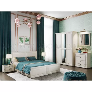 Спальный гарнитур Престиж-1 - Сандал светлый (МИФ)