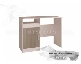 Письменный стол Паскаль - Дуб Атланта / Ясень Шимо светлый (BTS)