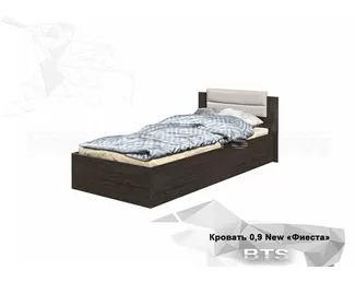 Кровать 0,9 NEW Фиеста с настилом ЛДСП