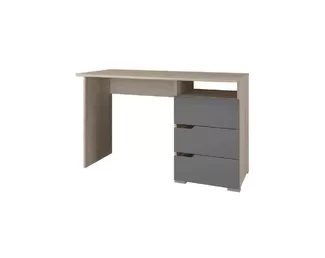 Письменный стол Анталия - Дуб Сонома / Графит Софт (Горизонт)