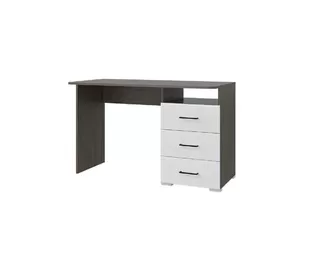 Письменный стол Ненси - Венге / Белый глянец (Горизонт)