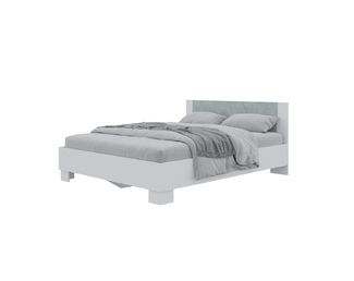 Кровать Nova 1,4 м - Белый/ Бетон