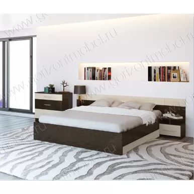 Спальня Уют - Венге / Дуб Атланта