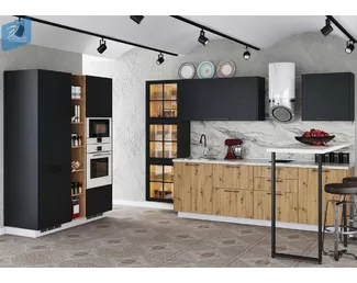 Кухня модульная угловая LOFT 2.5x2.0м (МК Стиль)