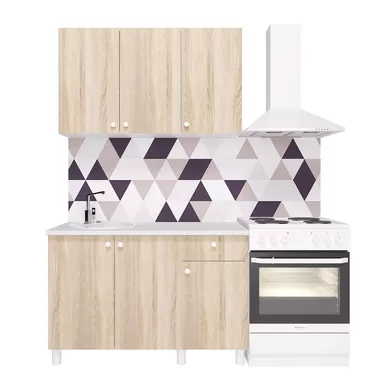 Кухонный гарнитур Point 1.2 м - Дуб сонома (Горизонт)