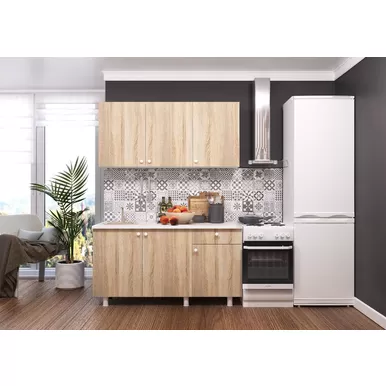 Кухонный гарнитур Point 1.5 м - Сонома (Горизонт)