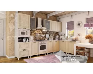 Кухня модульная угловая Прованс 3.2х1.8 м (BTS)
