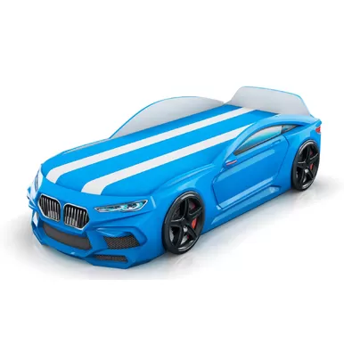 Кровать-машинка Romeo-M - Голубой (Romack)