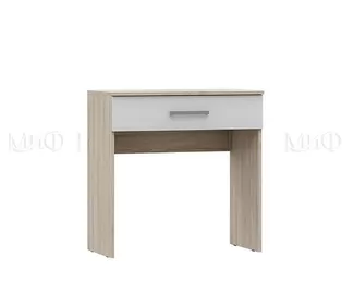 Туалетный стол Мартина - Дуб Сонома/Белый глянец (МИФ)