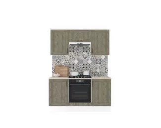 Кухня Винтаж 1.6 м - Дуб Антик (Горизонт)