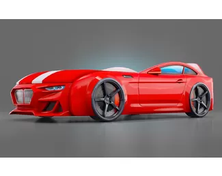 Кровать-машинка Dynamic-M - Красный (Romack)