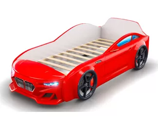 Кровать-машинка Dynamic - Красный (Romack)