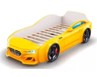 Кровать-машинка Dynamic - Желтый (Romack)