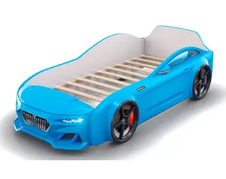 Кровать-машинка Dynamic  - Голубой (Romack)