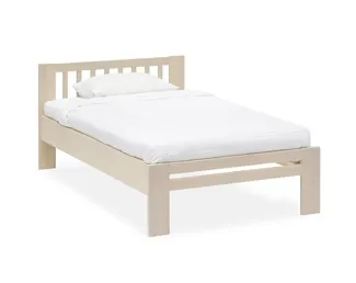 Кровать Массив 900 - Выбеленная береза (Боровичи-Мебель)