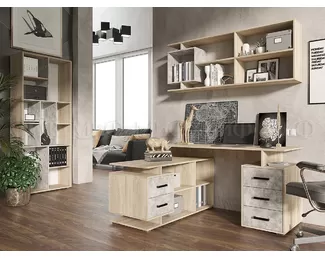 Детская Неаполь-1- Бетон светлый/Дуб сонома (МИФ)