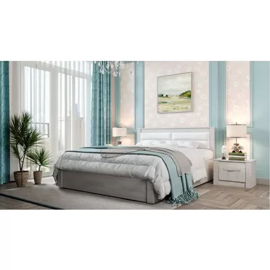 Спальня Монако - Комплект 1 - Ясень белый (BTS)