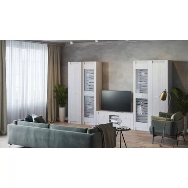 Гостиная Монако - Комплект 4 - Ясень белый (BTS)