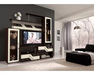 Центральная секция Самбо - Венге/Дуб атланта (Рикко)