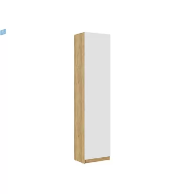 Пенал Бостон ШК-003 - Белый глянец/Дуб крафт золотой  (МК Стиль А)