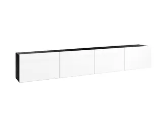 Тумба Лия 3 - Венге / Белый глянец (Рикко)