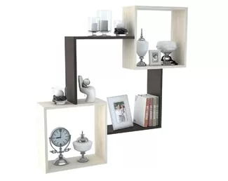 Полка навесная ПЛ-2 - Венге/Дуб атланта (Рикко)