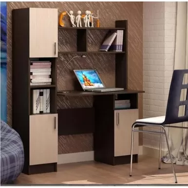 Стол компьютерный КС-01 - Венге/Дуб сонома (Рикко)