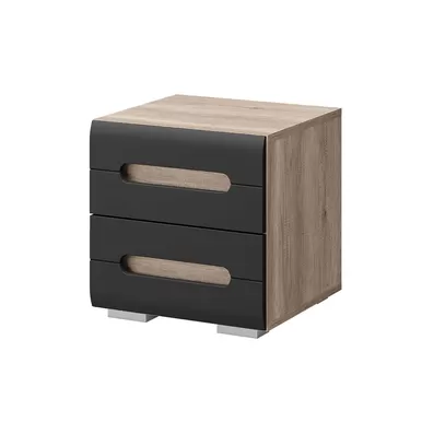 Тумба Наоми ТБ-15-Дуб каньон/Графит (BTS)