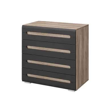 Комод Наоми КМ-09-Дуб каньон/Графит (BTS)