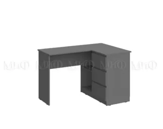 Стол письменный угловой Челси - Графит (МИФ)