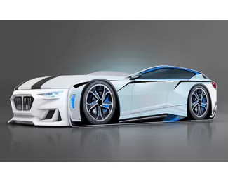 Кровать-машинка Boxter New -  Белый (Romack)