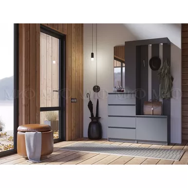 Прихожая Челси - Графит (МИФ)