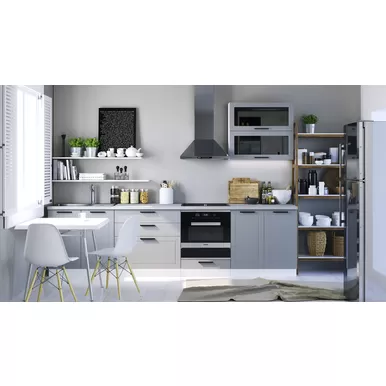 Кухня Глетчер 3.0м - Вариант 1 - Гейнсборо силк