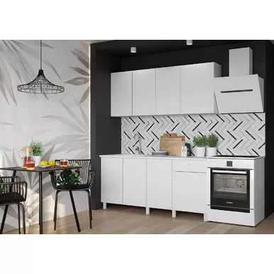 Кухонный гарнитур Point 1.7 м - Белый (Горизонт)